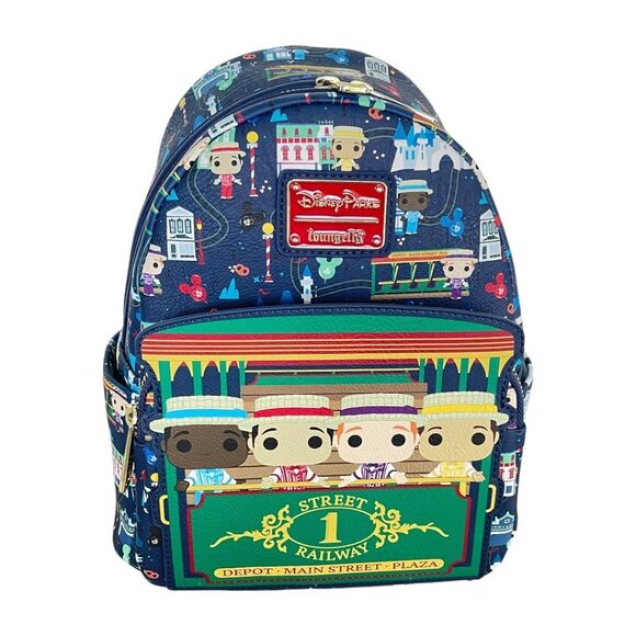 Disney Parks Loungefly Dapper Dans Main Street USA Mini Backpack main image 8